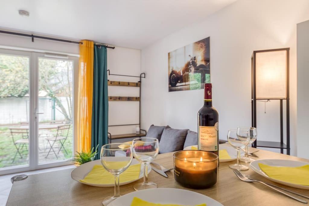 Апартаменти Cocoon - Jardin - Boite A Cle - Wi-Fi Baulne Екстер'єр фото