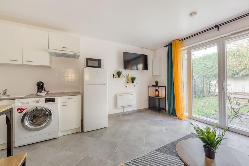 Апартаменти Cocoon - Jardin - Boite A Cle - Wi-Fi Baulne Екстер'єр фото